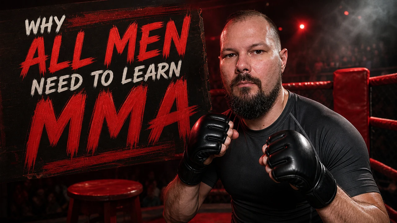 Why All Men Need to Learn MMA YouTube thumbnail design