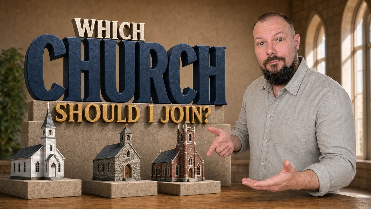 Which Church Should I Join comparison A/B thumbnail concept