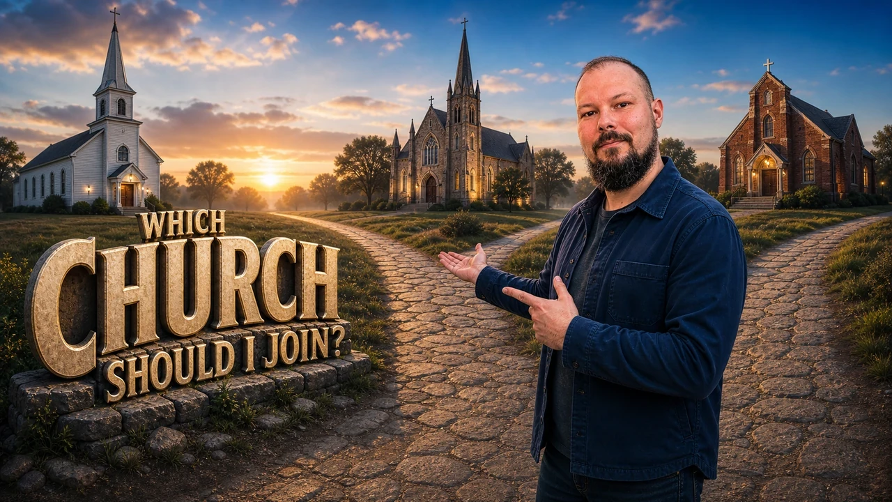 Which Church Should I Join crossroads A/B thumbnail concept