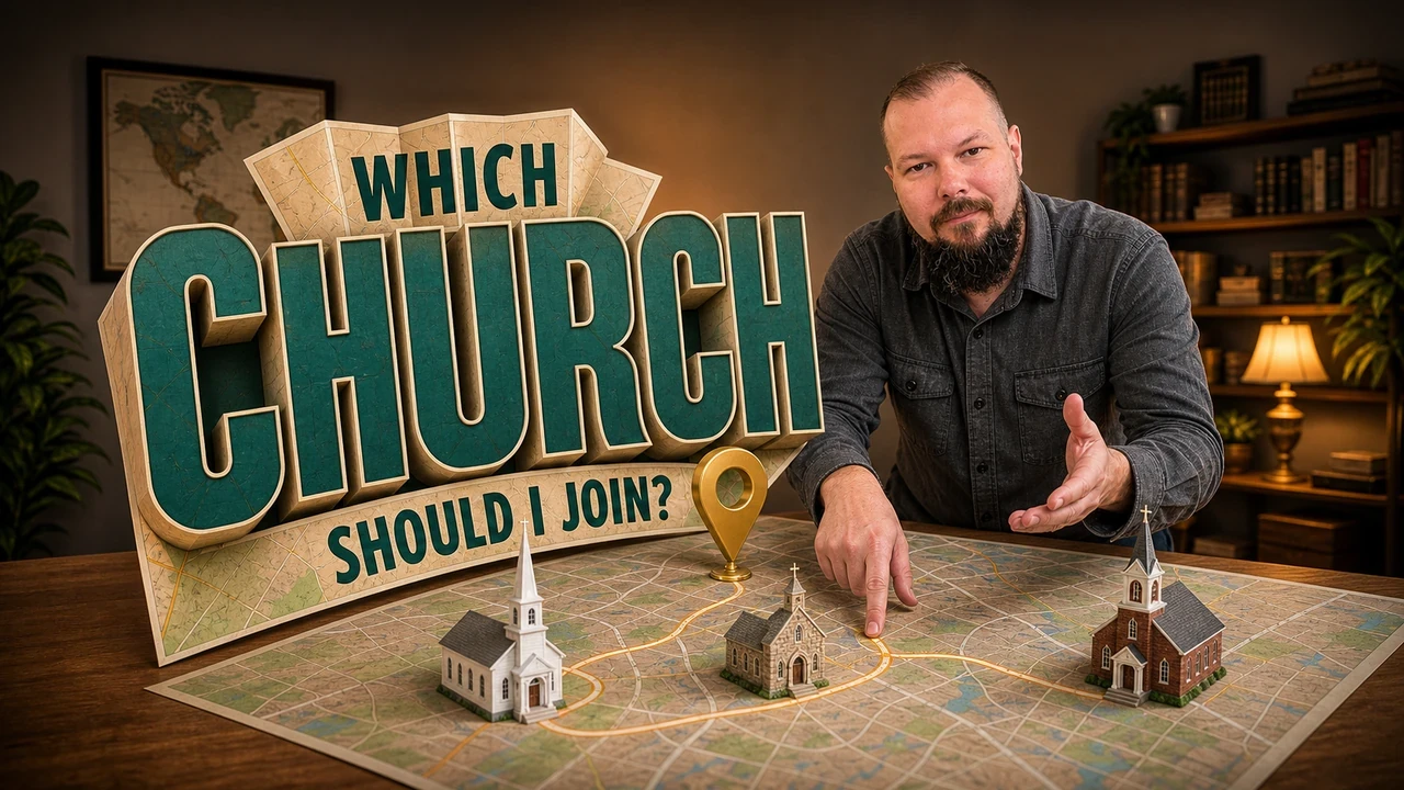 Which Church Should I Join map A/B thumbnail concept