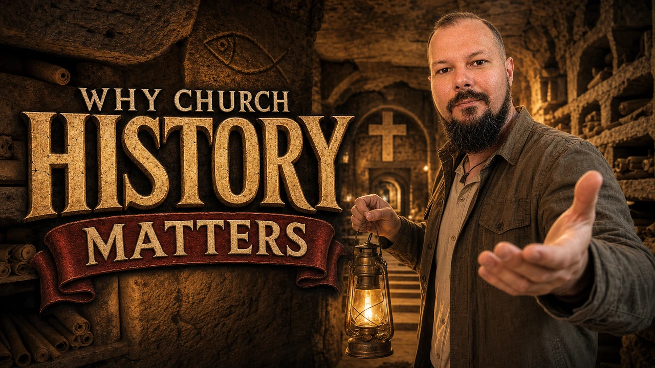 Why Church History Matters YouTube thumbnail design